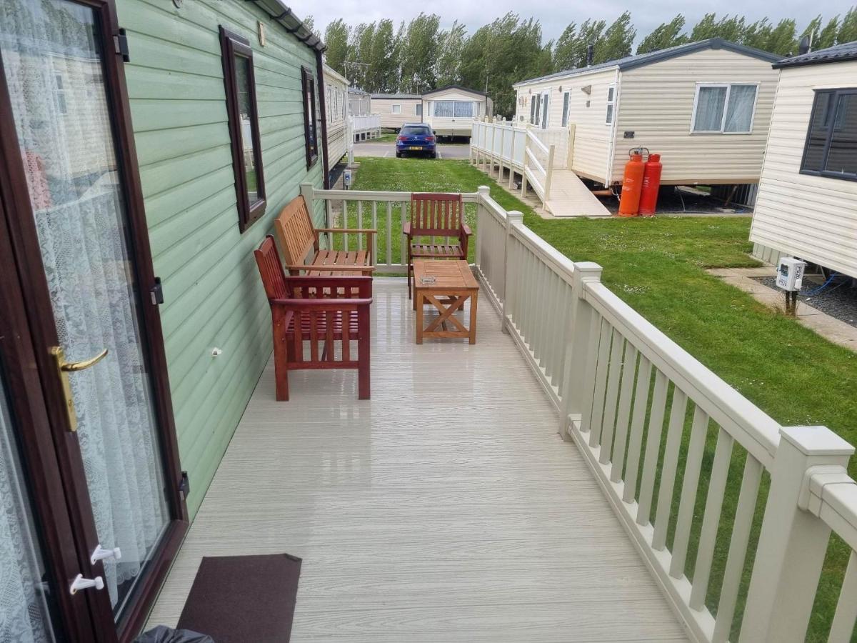 Palm Square 19 3 Bed Deluxe Caravan Chapel Saint Leonards Exteriör bild