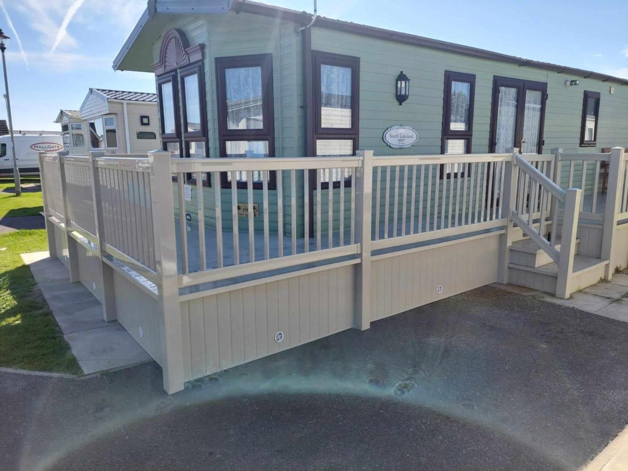 Palm Square 19 3 Bed Deluxe Caravan Chapel Saint Leonards Exteriör bild